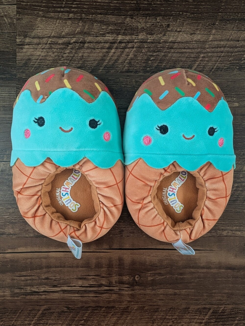Squishmallows Maya Ice Cream Slippers